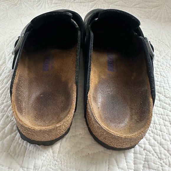 Birkenstock Clogs Men in Color Black Leather in EU size 43 - Picture 5 of 11